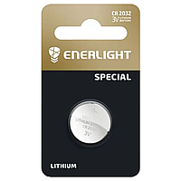 Батарейка литиевая таблетка дисковая Enerlight CR2032 Lithium 3V Литиевые батарейки