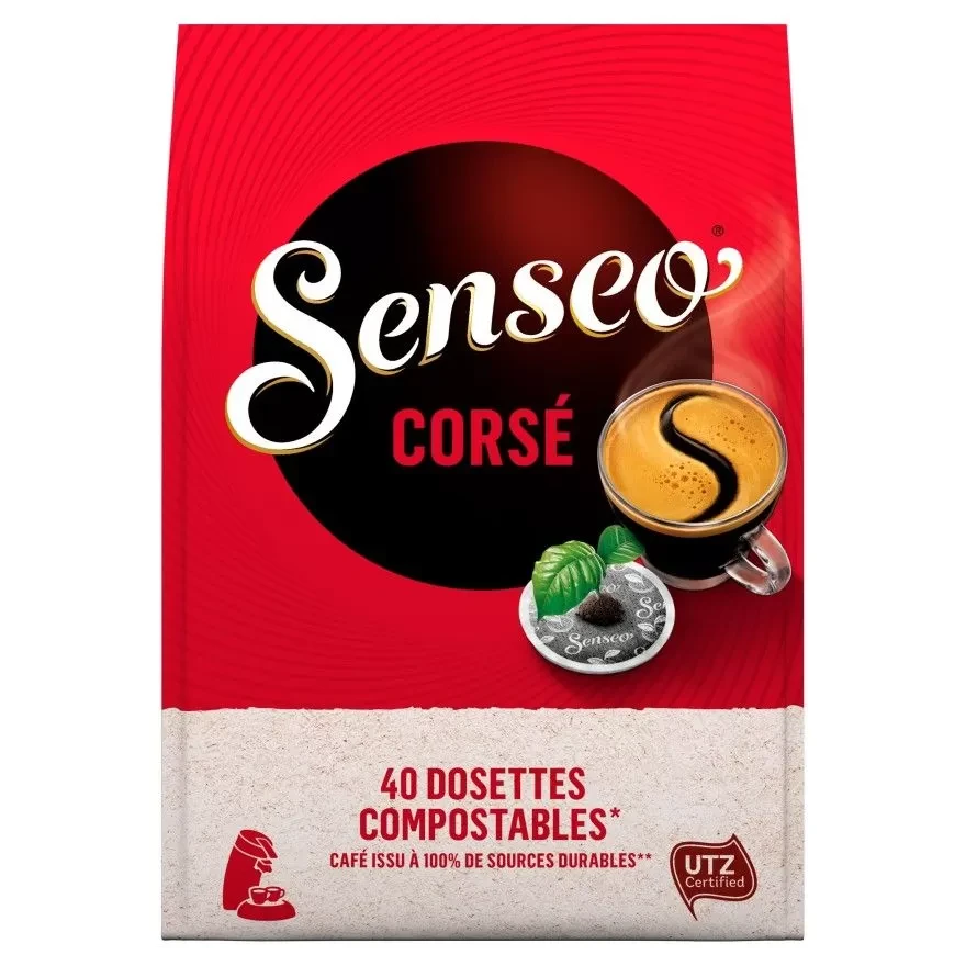 Кофе в чалдах Senseo Corse 40 порций Philips Corse 62 мм Нидерланды