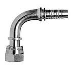 Фітинг (ніпель) DK ORFS 90 11/16"-16 dn10 S150-06-09 кутовий, натискна гайка, плоске ущільнення, притискне