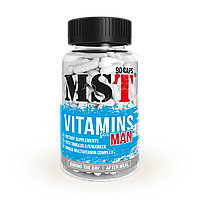 Витаминный комплекс для мужчин MST Nutrition Vitamins for Man, поливитамины мужские 90 капсул, 30 порций