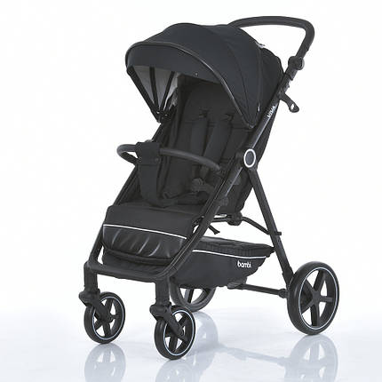 Коляска прогулянкова дитяча Bambi VIVA M 5723 Black Чорна, фото 1