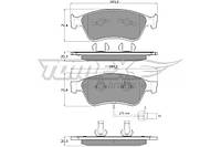 Тормозная колодка дисковая Tomex (TX 15-10) Пантехникс Арт.651535