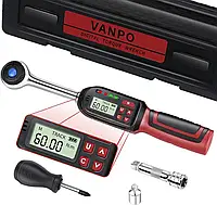 Цифровой динамометрический ключ с приводом VANPO 3/8 дюйма,набор динамометрических ключей с точностью до ±2 %
