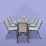 Набір стіл та стільці садових меблів "Палермо Максі" Венге від Mix-Line, фото 5