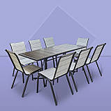 Набір стіл та стільці садових меблів "Палермо Максі" Венге від Mix-Line, фото 6