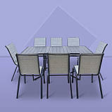 Набір стіл та стільці садових меблів "Палермо Максі" Венге від Mix-Line, фото 7