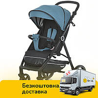 Коляска прогулочная детская Bambi VIVA M 5723 Pine blue Синяя