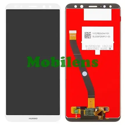 Huawei Mate 10 Lite, RNE-L21, 51091YGF Дисплей+тачскрин (модуль) білий, фото 1