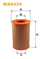 Фильтр воздушный Alfa Romeo AR 6/8; Citroen C25; Fiat 127, 131, 132, Argenta, Ducato ( Wix Filters (WA6434)