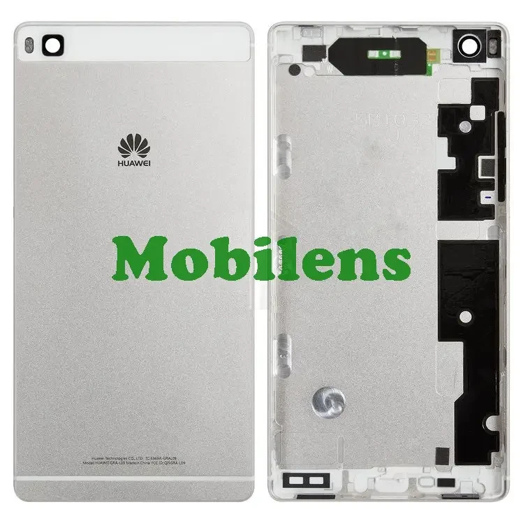 Huawei P8, GRA-L09, GRA-UL00, GRA-CL00, P8 Premium GRA-UL10 Задня кришка сріблясто-біла