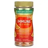 Nature's Bounty, Мармелад для зміцнення імунітету, з вітамінами C і D і цинком, апельсин, 80 мармеладів