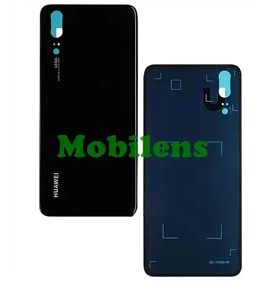 Huawei P20, EML-L29, EML-L09 Задня кришка чорна, фото 1