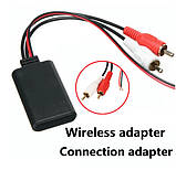 Bluetooth приймач адаптер з роз'ємом RCA бездротовий приймач 5-12В, фото 2