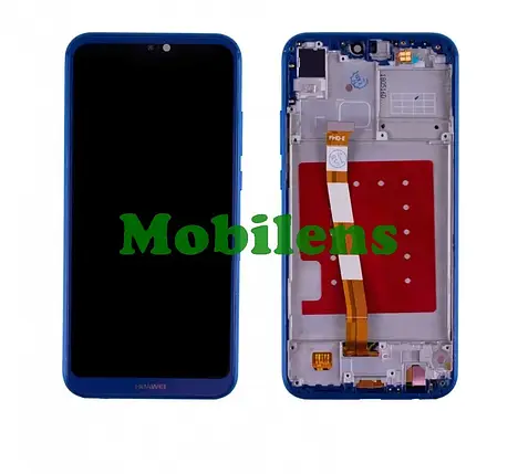 Huawei P20 Lite, ANE-LX1, Nova 3E Дисплей + точскрин (модуль) чорний * у синій рамці, фото 1