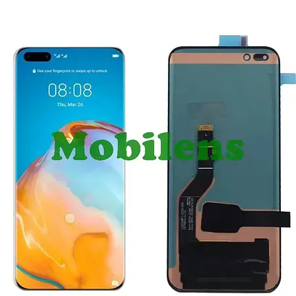 Huawei P40 Pro, ELS-NX9, ELS-N04, P40 Pro+ ELS-TN00, P40 Pro Plus Дисплей+тачскрин(модуль) черный Original, фото 1