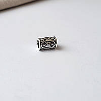 Серебряная подвеска шарм оберег амулет Руна Дагаз Черненное серебро 925 пробы арт.89905ч 2.80г