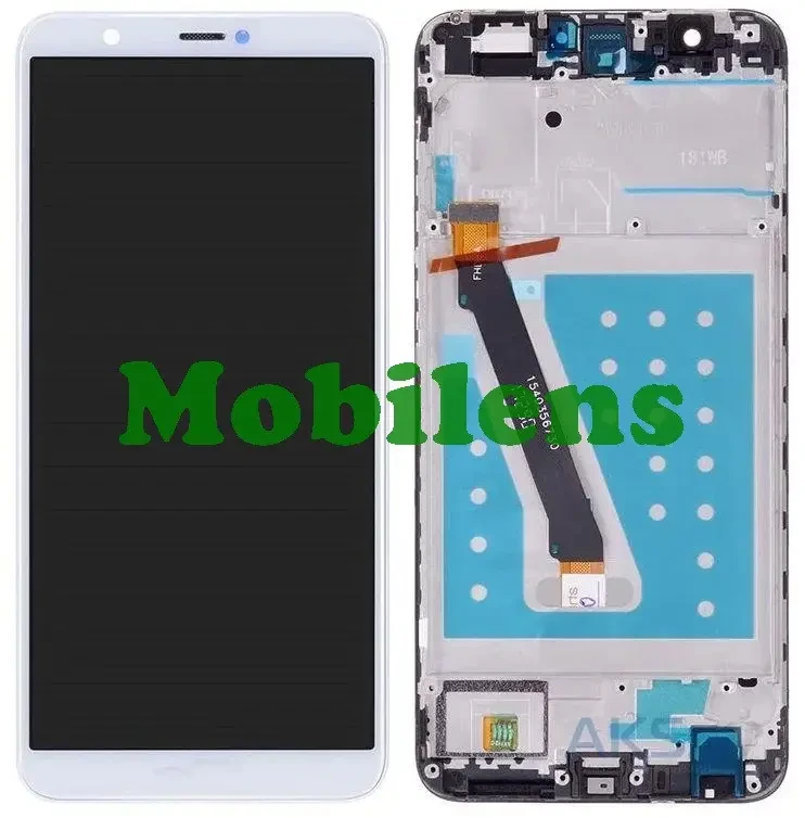 Huawei FIG-LX1, P Smart, P Smart 2017, Enjoy 7S FIG-AL10 Дисплей +тачскрин (модуль) білий *в рамці