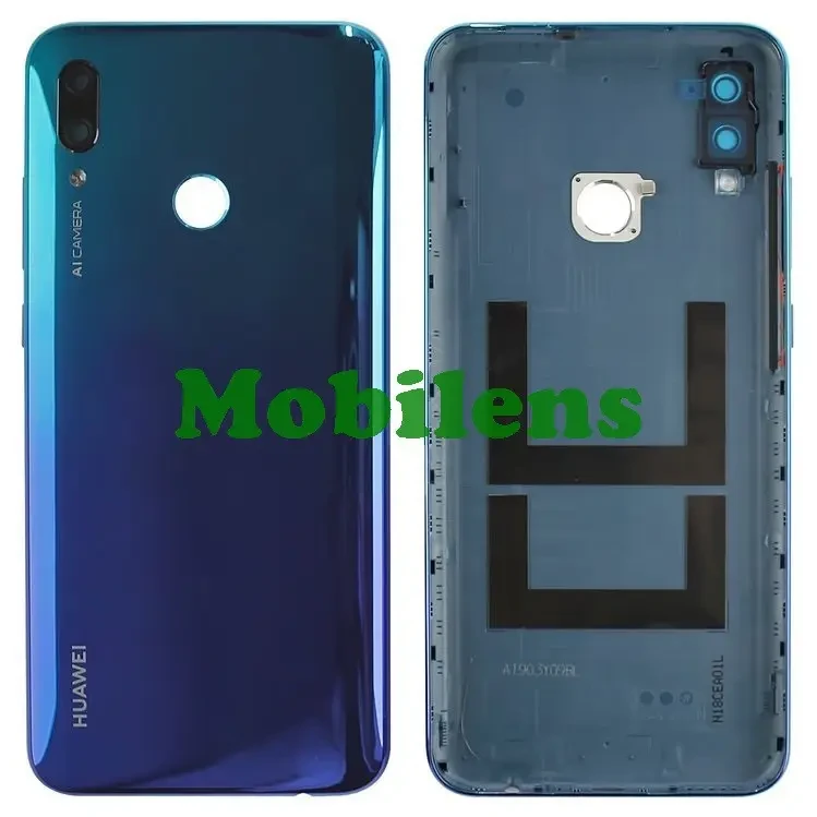 Huawei P Smart 2019, POT-LX1, P Smart 2020 POT-LX1A Задня кришка синя + скло камери Sapphire Blue Original