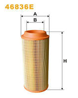 Фильтр воздушный Bobcat AL, T, X; Lindner Traktoren Geotrac, Unitrac; Massey Ferguson- Wix Filters (46836E)