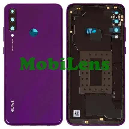 Huawei Y6P, Y6P 2020 MED-LX9N Задня кришка фіолетова + скло камери Phantom Purple Original *PRC, фото 1