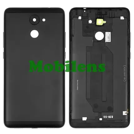Huawei Enjoy 7 Plus, Y7 Prime 2017 TRT-L21A, Holly 4 Plus Задня кришка чорна * з вирізом під відбиток пальця, фото 1