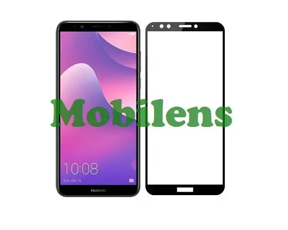 Huawei Y7 2018, LDN-L01, Y7 Prime 2018 LDN-L21, Honor 7C Pro LND-L29 Захисне скло чорне