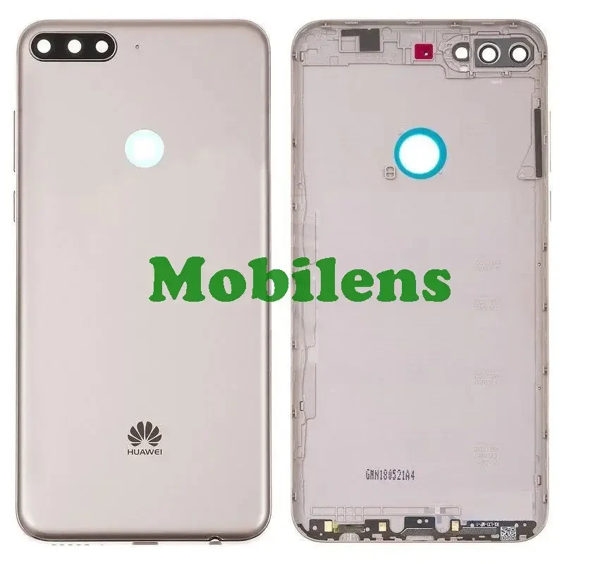 Huawei Y7 2018, LDN-L01, Y7 Prime 2018 LDN-L21, Honor 7C Pro LND-L29 Задня кришка золотиста + скло камери