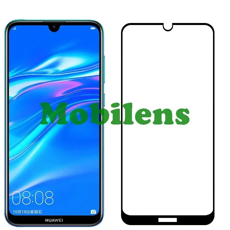 Huawei Y7 2019, DUB-LX1, Y7 Prime 2019 DUB-LX3, Y7 Pro 2019 DUB-LX2 Захисне скло чорне