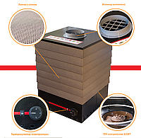 Електросушарка для овочів і фруктів PROFIT M ЕСП-01 35л. Чорна