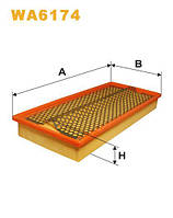 Фильтр воздушный Daewoo (Chevrolet) Korando, Musso; Mercedes 190, 250, 300; Ssangyong Wix Filters (WA6174)
