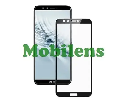 Honor 9 Lite, LLD-L31, LLD-AL00, LLD-AL10 Захисне скло чорне, фото 1