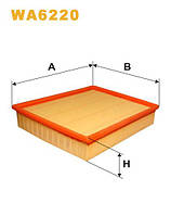 Фильтр воздушный Opel Frontera A, Omega A, Senator B; Vauxhall Carlton, Frontera A, Se Wix Filters (WA6220)