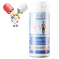 Вітамінно-Мінеральний комплекс Бадьорість на весь день A-Z компакт 60табл. (All Day Fit) Вівасан Vivasan Швейцарія Swiss