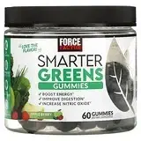 Force Factor, Smarter Greens, жувальні мармеладки, яблуко та ягоди, 60 жувальних таблеток
