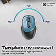 Миша Promate UniGlide Wireless Blue (uniglide.blue), фото 3