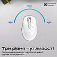 Миша Promate UniGlide Wireless White (uniglide.white), фото 3