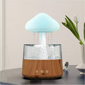 Нічник Грибок зволожувач із ефектом дощу MUSHROOM