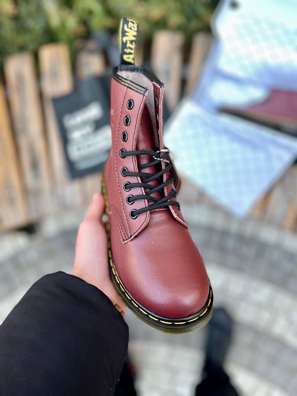Dr store martens bordo