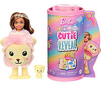 Лялька Барбі Челсі Сюрприз у костюмі Левеня Barbie Cutie Reveal Chelsea Lion