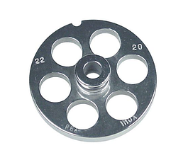 Решітка 20 мм мод.22 Enterprise для м'ясорубки Sirman, Fimar, Fama, Apach, Everest, Mainca, Kolbe, KT, EWT Inox