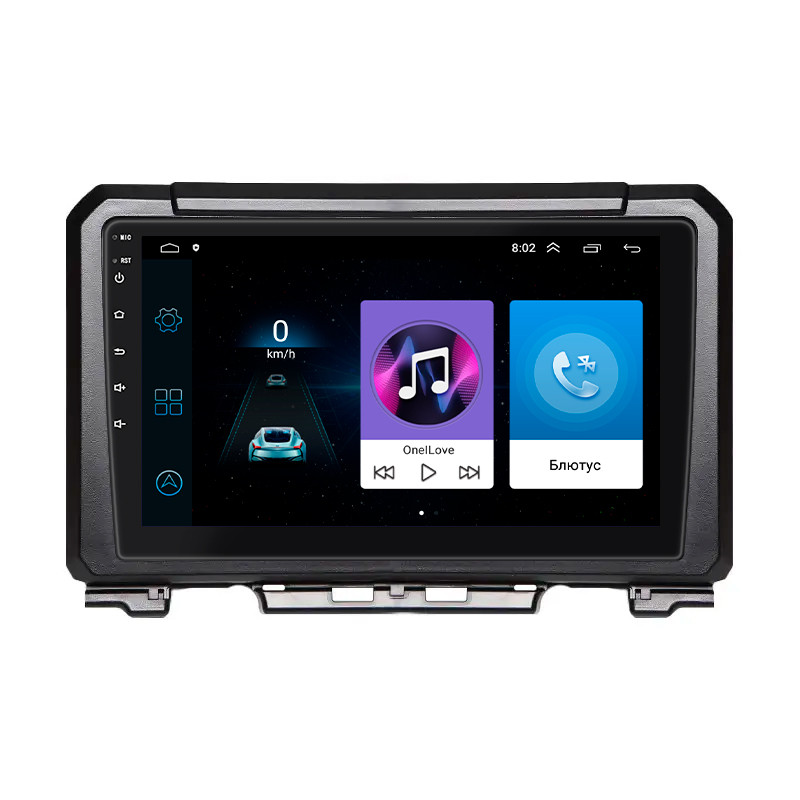 Штатна магнітола Lesko для Suzuki Jimny III Рестайлінг 1 2005-2012 екран 9" 1/16Gb Wi-Fi GPS Base 7 шт.