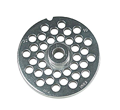 Решітка 10 мм з центр. втулкою для м'ясорубки мод.32 (D100/d13.5 мм) сиcтема Enterprise