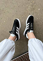 Мужские и женские кроссовки Adidas Gazelle Black 2