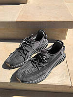 Мужские и женские кроссовки Adidas Yeezy Boost 350 Black Cinder (Без рефлектива)