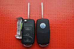 Volkswagen ключ passat, caddy, t4, t5 викидний 3 кнопки 434Mhz id48 1J0959753P