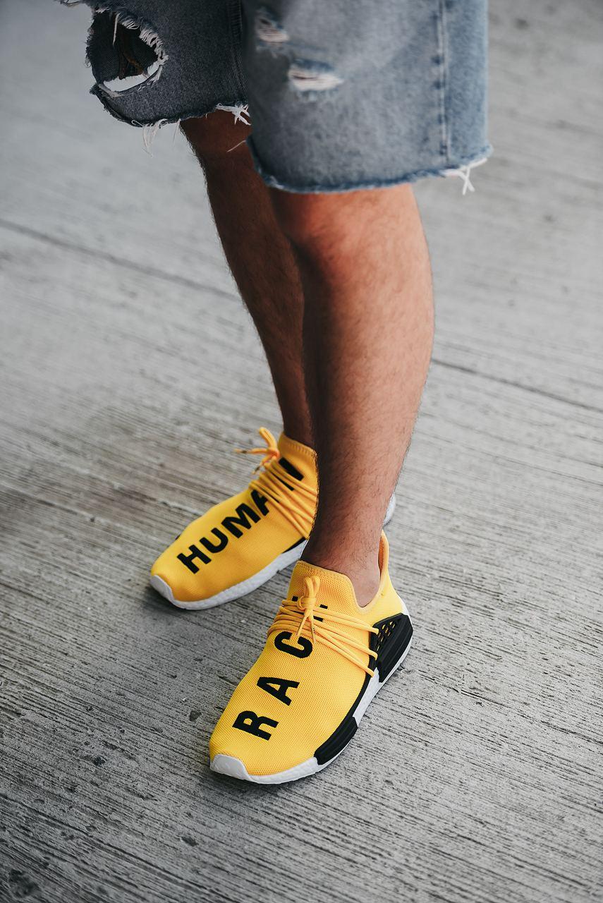 Yellow human sales race nmd