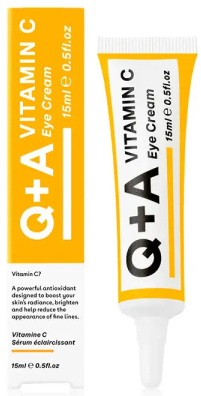 Крем для зони навколо очей Q+A Vitamin C Eye Cream 15 ml (оригінал оригінал Англія), фото 1