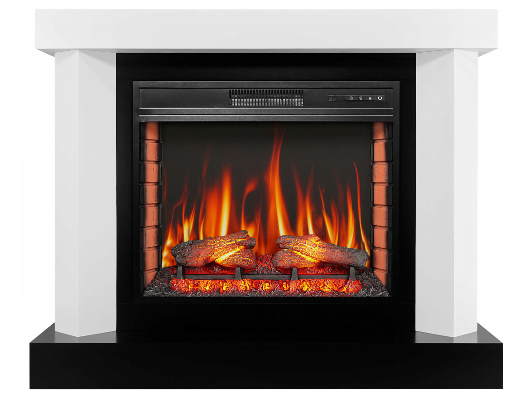 Камінокомплект ArtiFlame Yukon AF28S білий б'янко (118 х 96.1 х 43 см) зі звуком