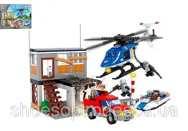 Конструктор Поліцейська зона на колесах: 484 деталі, фото 1