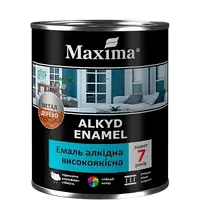 Емаль алкідна біла глянсова ТМ "Maxima" 0,7 кг